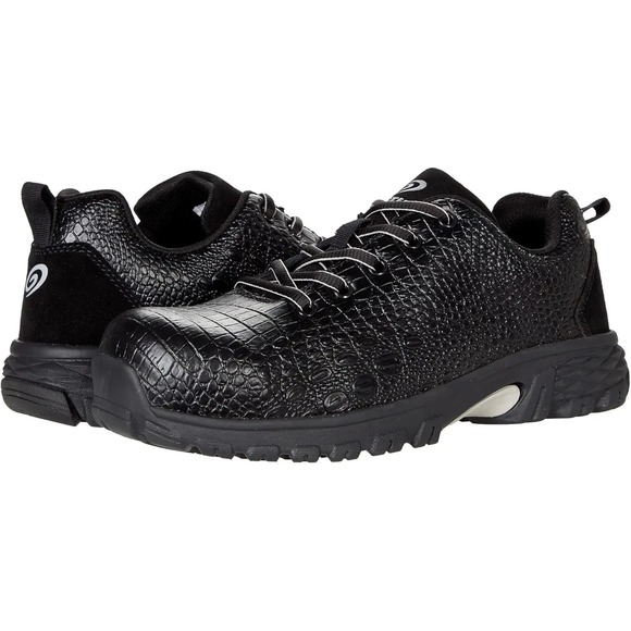 Nautilus Shoes - Nautilus N1074 Spark Oxford Safety Shoes Work Leather Steel Toe Women's Sz 8.5